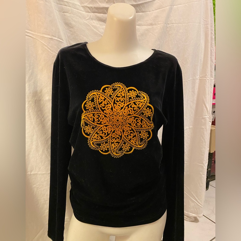 Velvet long sleeve